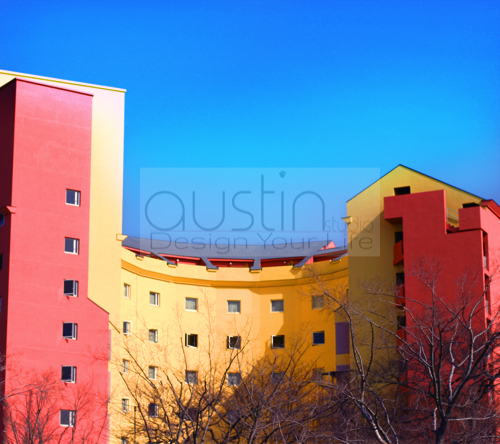 Colourfull building - 2160x1920sample